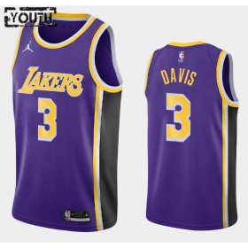 Maglia Los Angeles Lakers Anthony Davis 3 2020-21 Jordan Brand Statement Edition Swingman - Bambino
